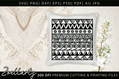 Boho Abstract Pattern SVG Boho Farmhouse Sign Pillow Design Product Image 7