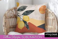 Boho Pillow Cover - Minimalist Landscape Pillow Sublimation Product Image 1