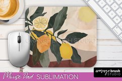 Boho Mouse Pad, Minimalist Landscape Mousepad Sublimation Product Image 1