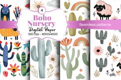 Nursery Boho digital paper Seamless backgrounds Product Image 1