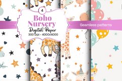Nursery Boho digital paper Seamless backgrounds Product Image 2