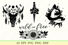 Svg Bundle, Travel svg, Zodiac, Mystical element, Kitchen Product Image 5