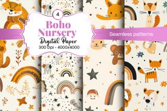 Nursery Boho digital paper Seamless backgrounds Product Image 1