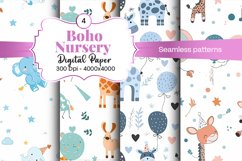 Nursery Boho digital paper Seamless backgrounds Product Image 2