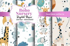 Nursery Boho digital paper Seamless backgrounds Product Image 2