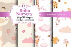 Nursery Boho digital paper Seamless backgrounds Product Image 2