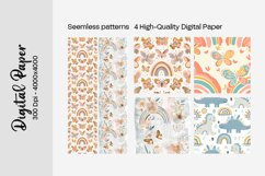Nursery Boho digital paper Seamless backgrounds Product Image 1
