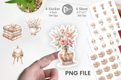 Boho Artistic Craft Ephemera Sticker Product Image 1