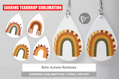 Earring Boho Autumn Rainbows Product Image 1