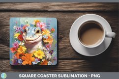 GorgeousBoho Baby Square Coaster design.