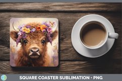 GorgeousBoho Baby Square Coaster design.