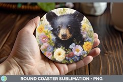 GorgeousBoho Baby Round Coaster design.