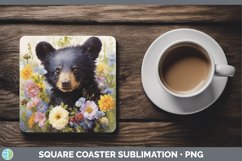 GorgeousBoho Baby Square Coaster design.