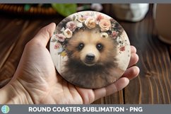 GorgeousBoho Baby Round Coaster design.