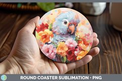 GorgeousBoho Baby Round Coaster design.