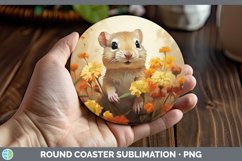 GorgeousBoho Baby Round Coaster design.
