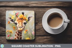 GorgeousBoho Baby Square Coaster design.