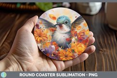 GorgeousBoho Baby Round Coaster design.