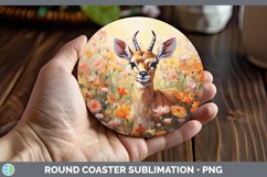 GorgeousBoho Baby Round Coaster design.