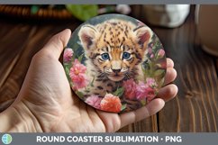 GorgeousBoho Baby Round Coaster design.