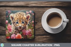 GorgeousBoho Baby Square Coaster design.