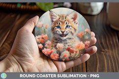 GorgeousBoho Baby Round Coaster design.