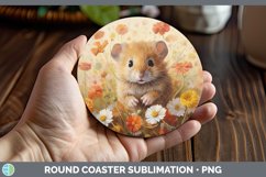 GorgeousBoho Baby Round Coaster design.