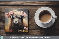 GorgeousBoho Baby Square Coaster design.