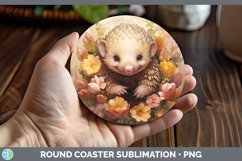 GorgeousBoho Baby Round Coaster design.
