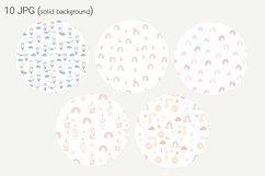 Seamless Pattern Boho Baby Hand Drawn Product Image 2