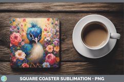 GorgeousBoho Baby Square Coaster design.