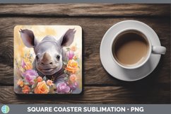 GorgeousBoho Baby Square Coaster design.