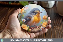GorgeousBoho Baby Round Coaster design.