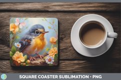 GorgeousBoho Baby Square Coaster design.