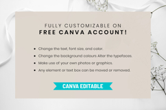 Editable Boho Baby Shower Invitation Canva Template Product Image 10