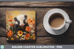 GorgeousBoho Baby Square Coaster design.