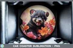 GorgeousBoho Baby Car Coaster design.