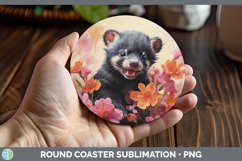 GorgeousBoho Baby Round Coaster design.