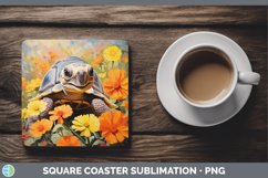 GorgeousBoho Baby Square Coaster design.