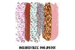 Boho Blush Brush Stroke Sublimation Background Product Image 1