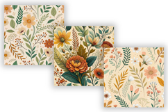boho floral pattern, seamless botanical design, earthy bloom print, natural petal background, rustic flower digital, eclectic design texture, wild garden wallpaper, organic flora paper, free-spirited bloom pattern, artistic petal design, bohemian flower s