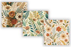 boho floral pattern, seamless botanical design, earthy bloom print, natural petal background, rustic flower digital, eclectic design texture, wild garden wallpaper, organic flora paper, free-spirited bloom pattern, artistic petal design, bohemian flower s