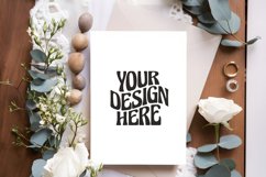 Boho Card Mockup 5x7 Rustic Art Card Mockups Invitations Product Image 1