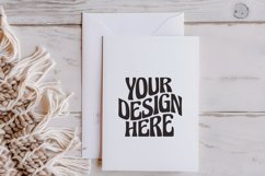 Boho Card Mockup 5x7 Rustic Art Card Mockups Invitations Product Image 1