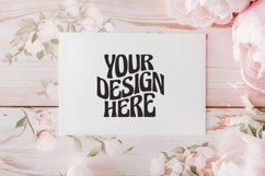 Boho Card Mockup 5x7 Rustic Art Card Mockups Invitations Product Image 1
