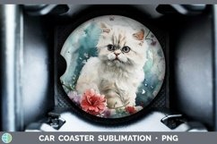 GorgeousBoho Cat Car Coaster design.