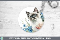 GorgeousBoho Cat Keychain design.