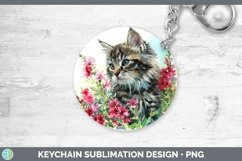 GorgeousBoho Cat Keychain design.