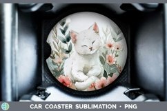 GorgeousBoho Cat Car Coaster design.