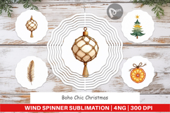 Boho Chic Christmas Wind Spinner Product Image 1